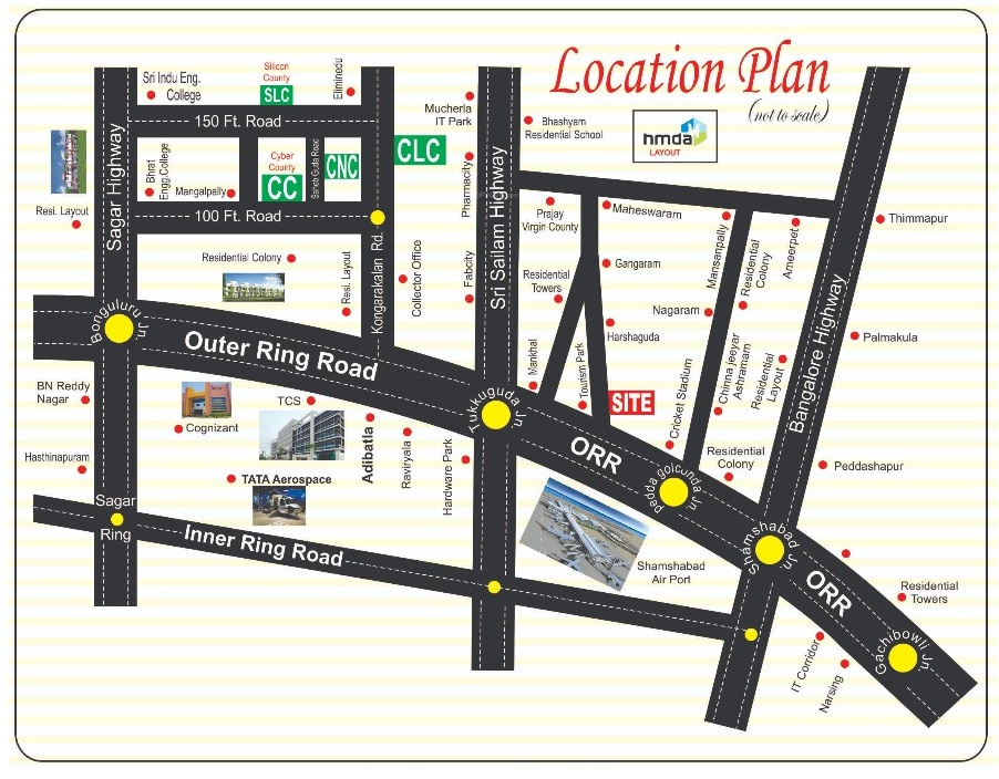  premium county ii Location Plan