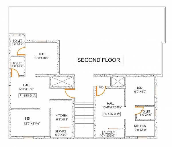  juris Crest Juris Cluster Plan for 2nd Floor