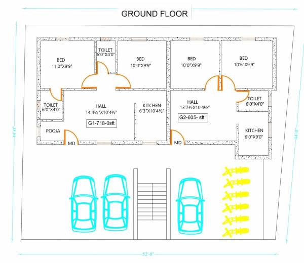  juris Crest Juris Cluster Plan for Ground Floor