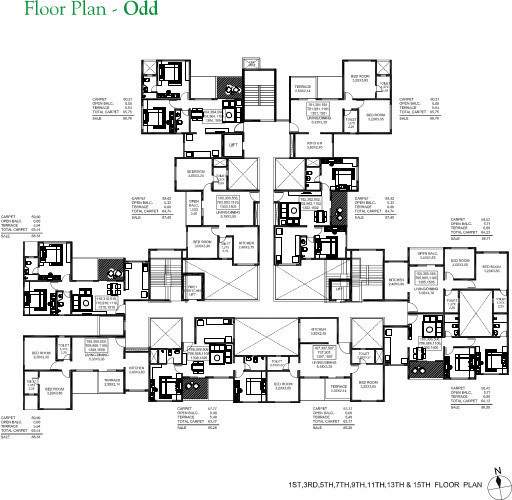  kingstown sector 1 residential wings Residential Wing A Cluster Plan