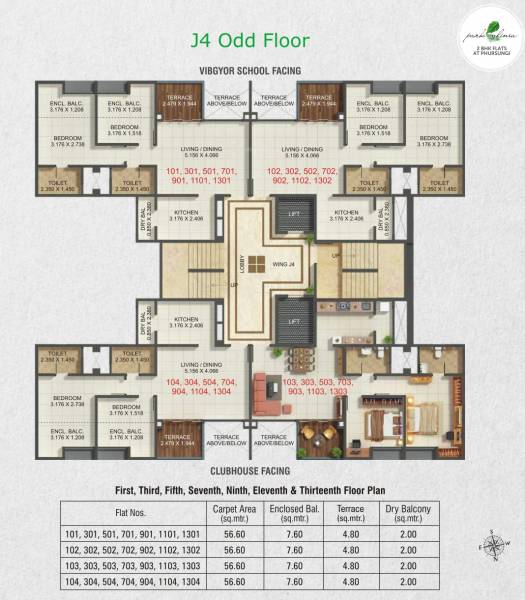  kumar-park-infinia J4 Cluster Plan