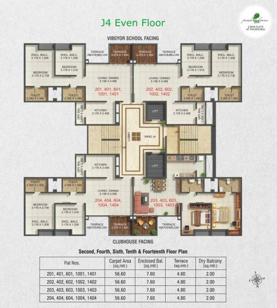  kumar-park-infinia J4 Cluster Plan