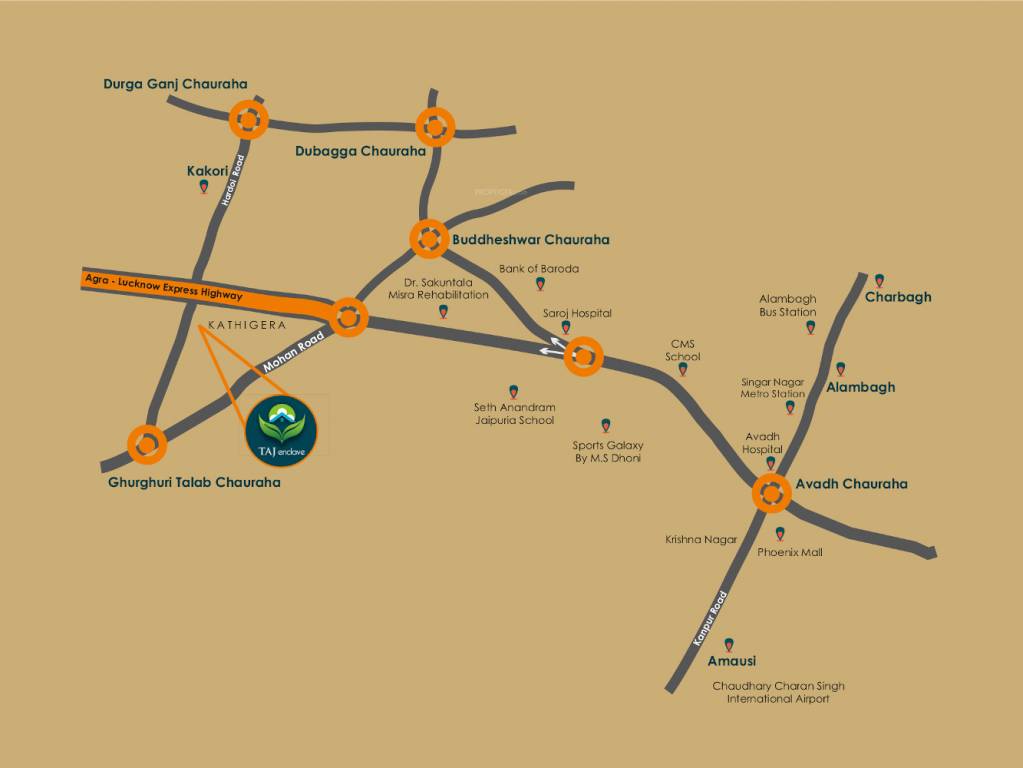  taj enclave Location Plan