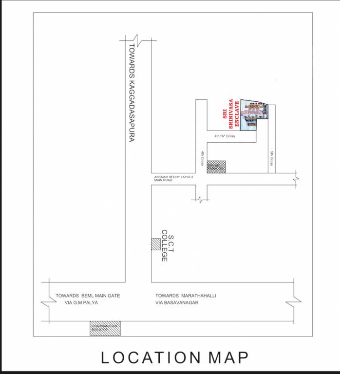  sri srinivasa enclave Location Plan