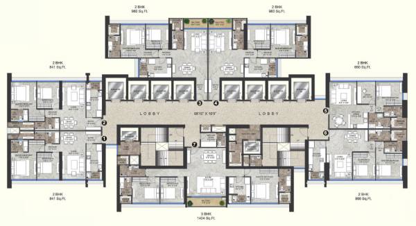  the-aga-hall-estate Cluster Plan 