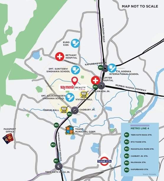  raymond realty ten x habitat Location Plan