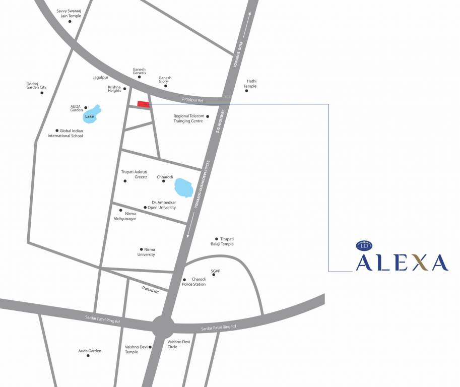 alexa Location Plan