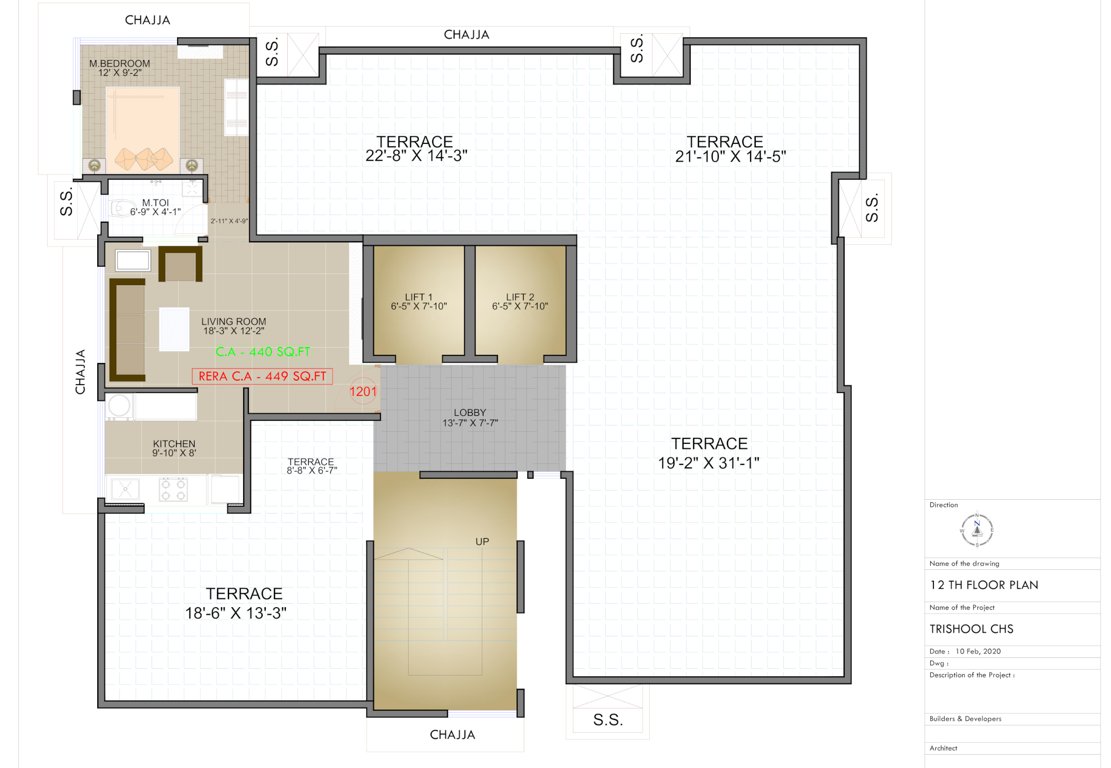  vicinia Vicinia Cluster Plan for 12th Floor