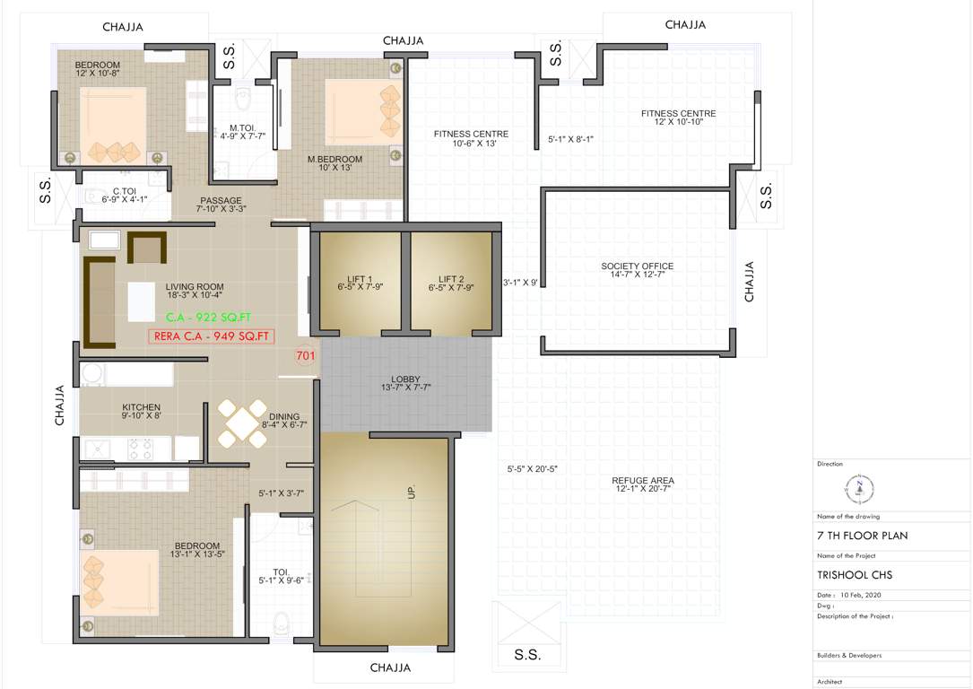  vicinia Vicinia Cluster Plan for 7th Floor