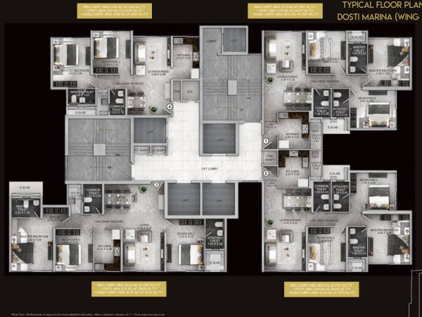  eastern-bay-phase-1 Wing A Cluster Plan