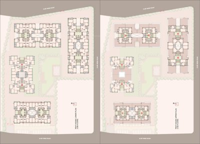  aasthaa-onyx Block A To H 12th & 13th Floor Cluster Plan