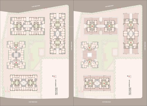  aasthaa-onyx Block A To H 12th & 13th Floor Cluster Plan