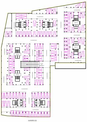 aasthaa-onyx Block A To H Basement 2 Cluster Plan