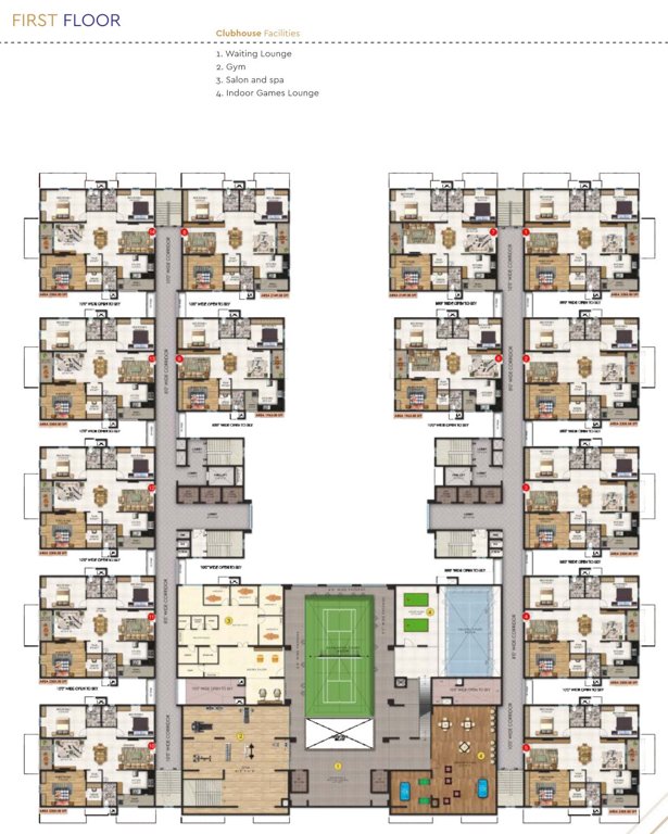 estella Estella Cluster Plan For 1st Floor