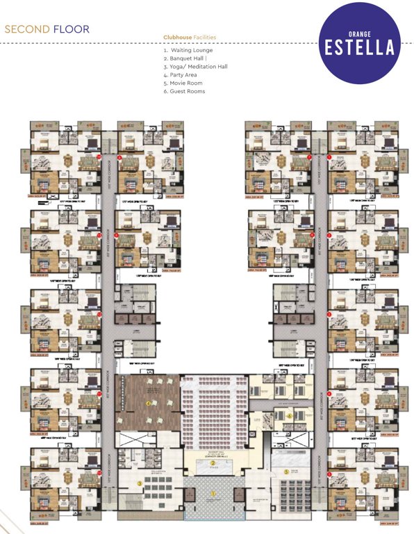  estella Estella Cluster Plan For 2nd Floor