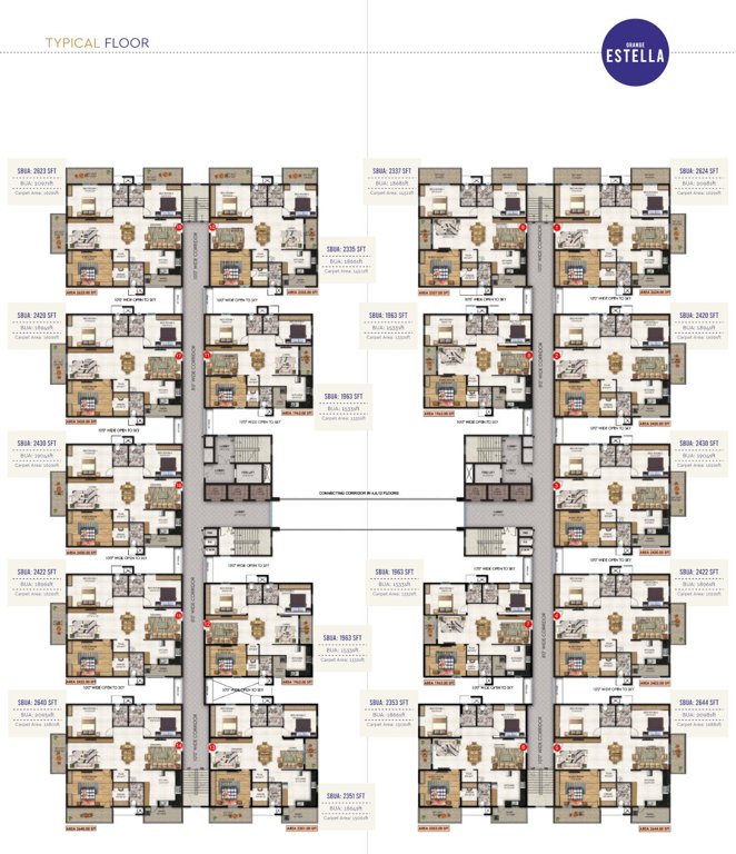  estella Estella Typical Cluster Plan