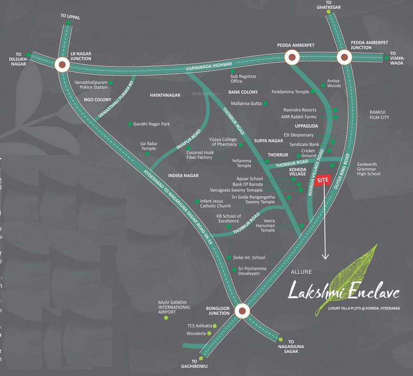  lakshmi enclave Location Plan