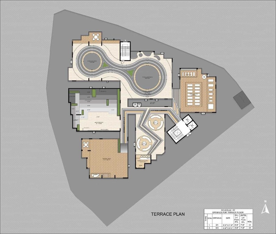  urbana Empire Urbana Cluster Plan Terrace