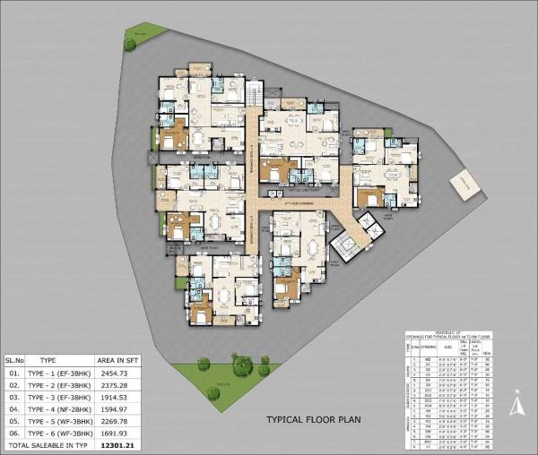  urbana Empire Urbana Typical Cluster Plan
