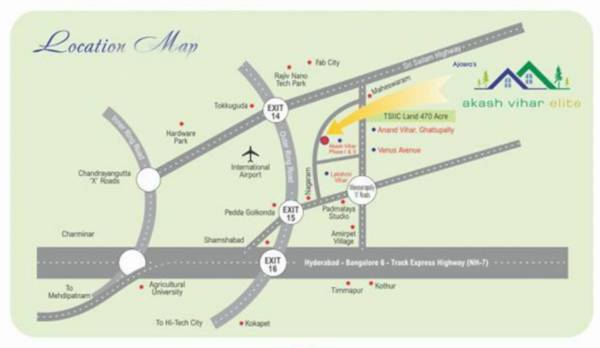  akash-vihar-elite Location Plan