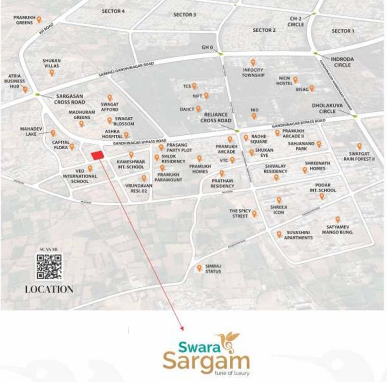  sargam Location Plan