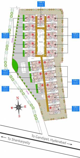  sapphire-residential-flats Layout Plan