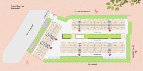  saujanya-ii Block F, Block G & Block I Cluster Plan