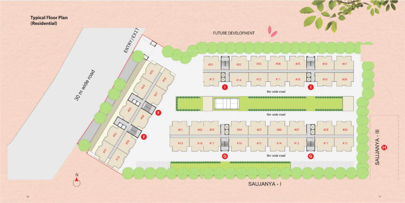  saujanya ii Block F, Block G & Block I Cluster Plan