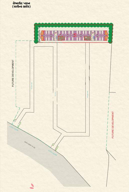  saujanya iii Block H Cluster Plan for ground Floor