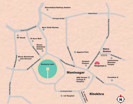 saujanya Location Plan