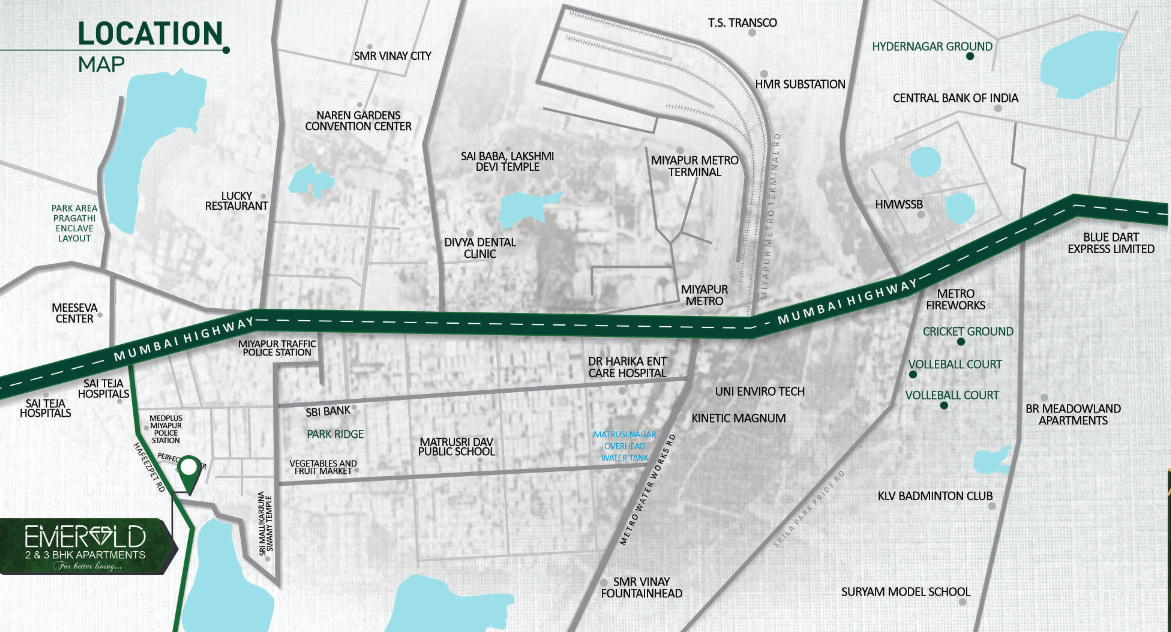  emerald Location Plan