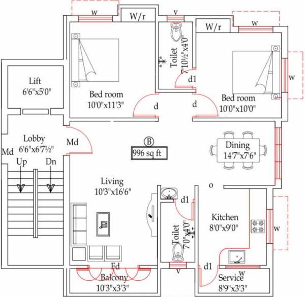  aishvar-flats Aishvar Flat Cluster Plan From 1st To 5th Floor