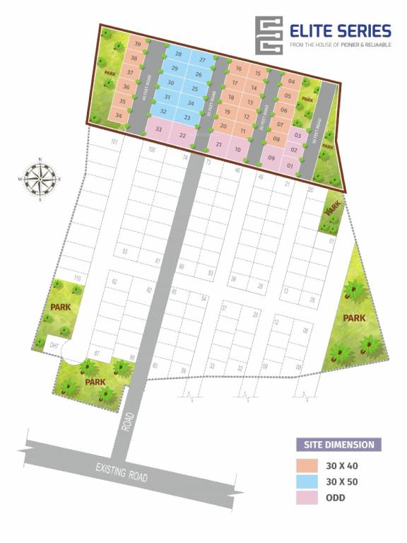  elite series Layout Plan