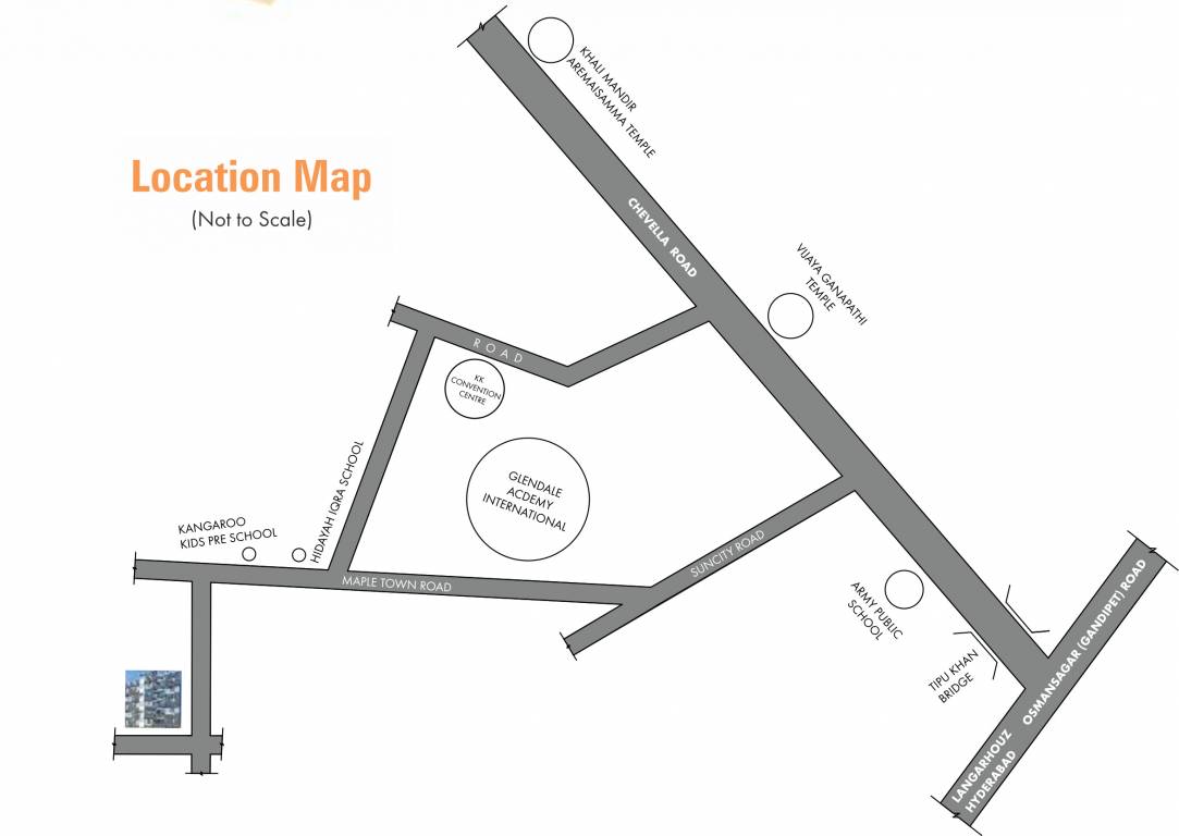  elite residency Location Plan