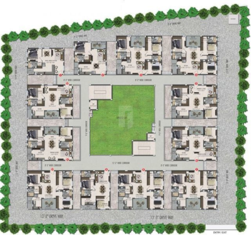 GKRS Bliss I in Bandlaguda Jagir, Hyderabad Price, Location Map