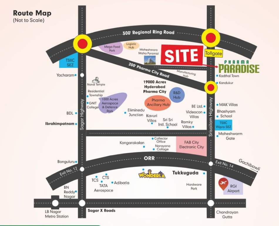  pharma paradise Location Plan