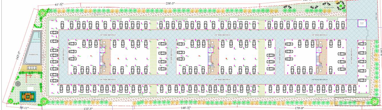  cyber nest Block A Cluster Plan For Ground Floor