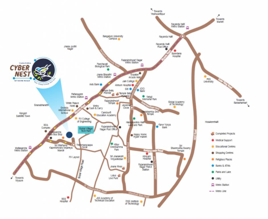  cyber nest Location Plan