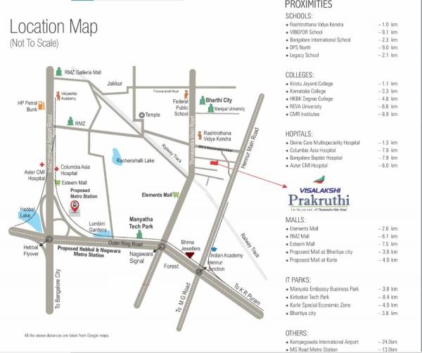  prakruthi Location Plan