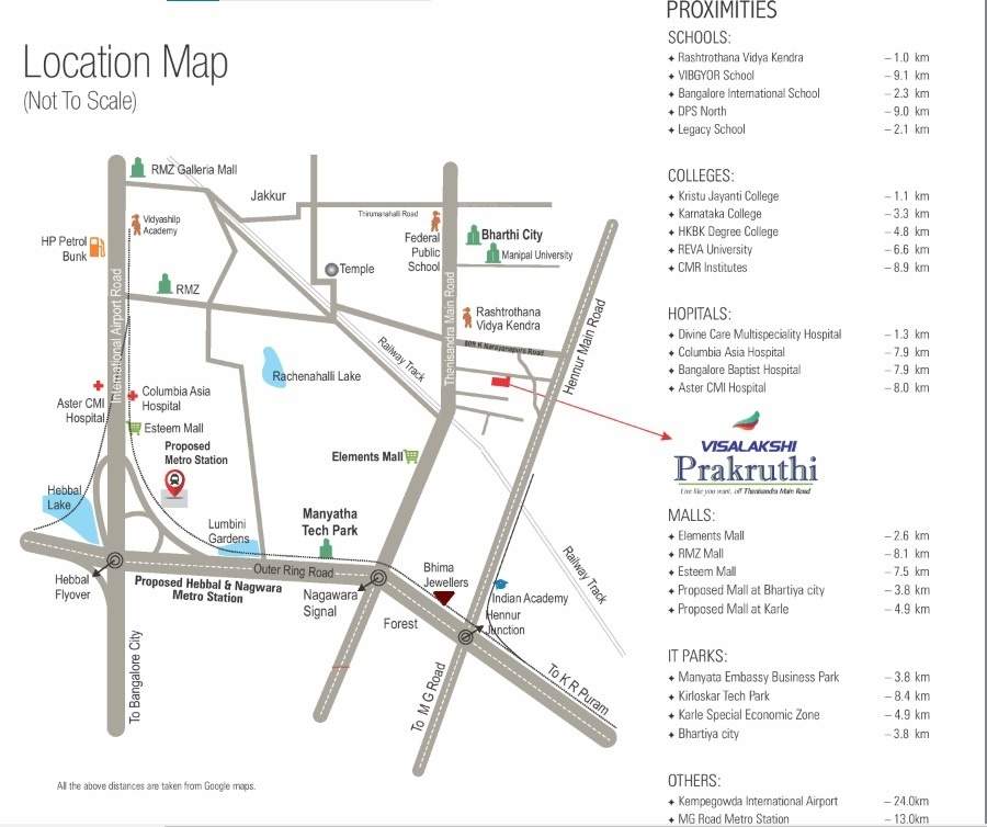  prakruthi Location Plan