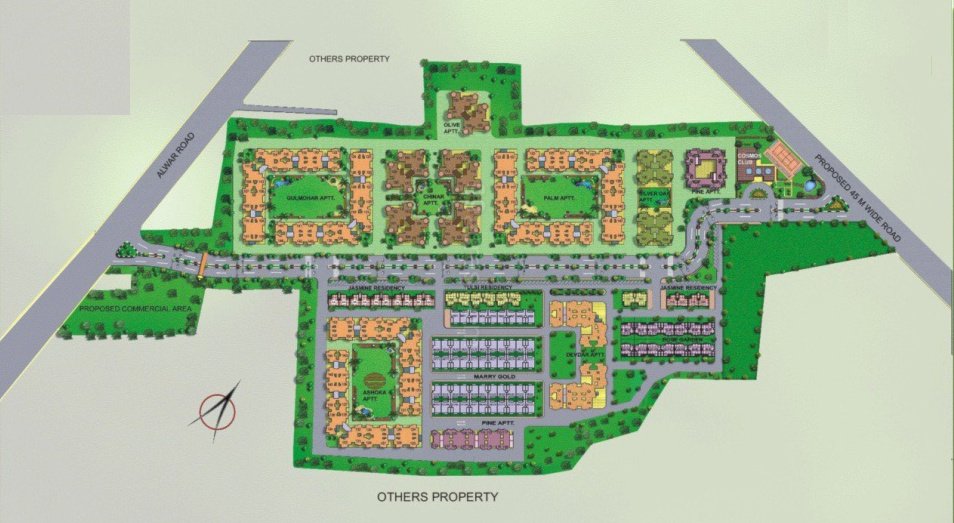  greens lotus Layout Plan