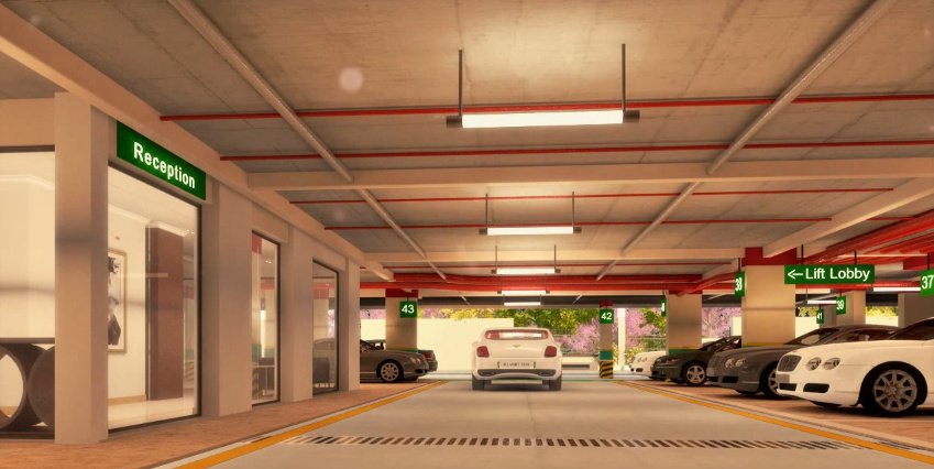  greens lotus Car Parking