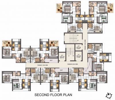  balaji-krishna Balaji Krishna Cluster Plan for 2nd Floor