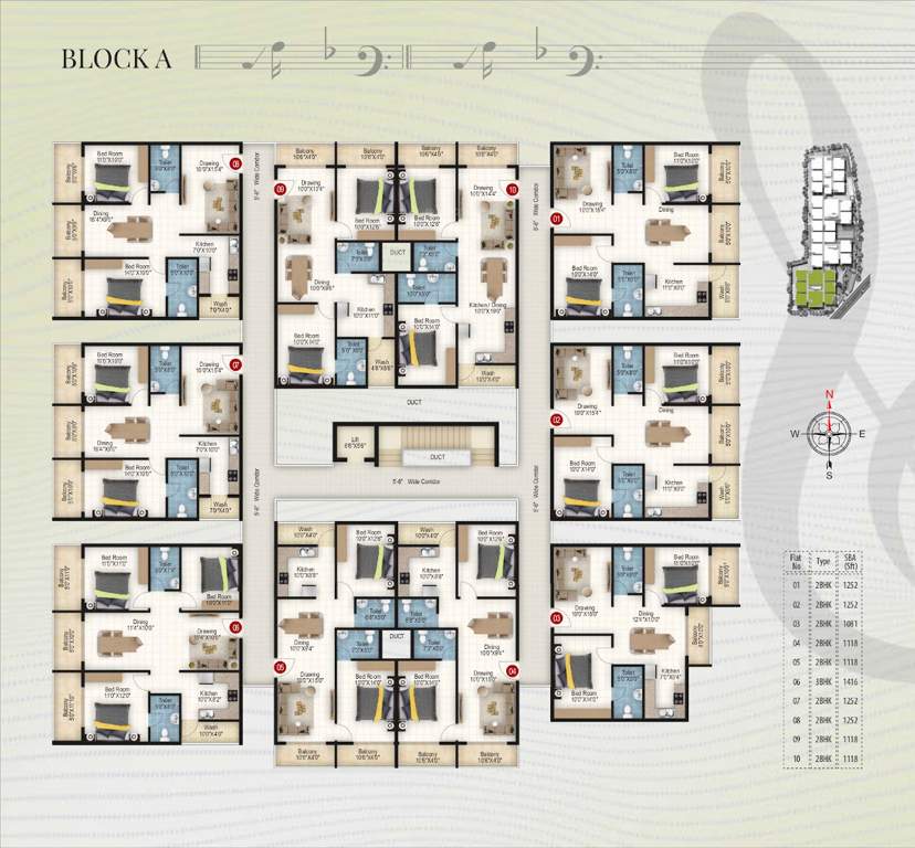  sonestaa melody Block A Cluster Plan