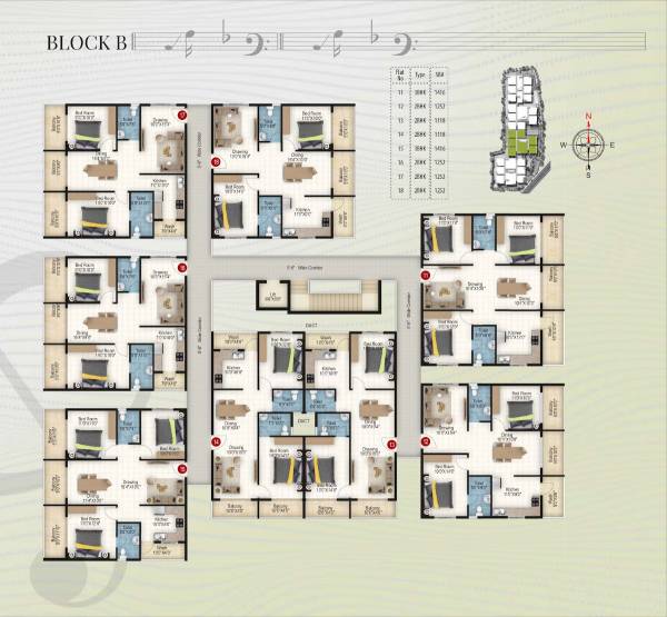  sonestaa-melody Block B Cluster Plan