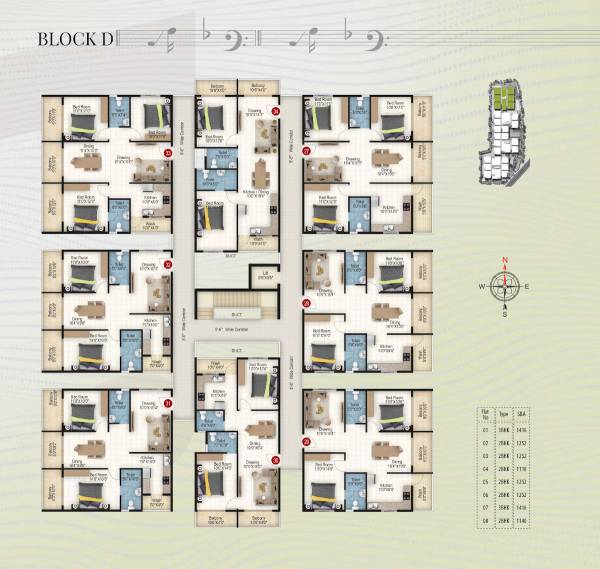  sonestaa-melody Block D Cluster Plan