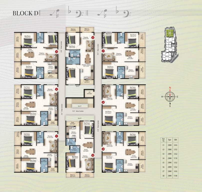  sonestaa melody Block D Cluster Plan