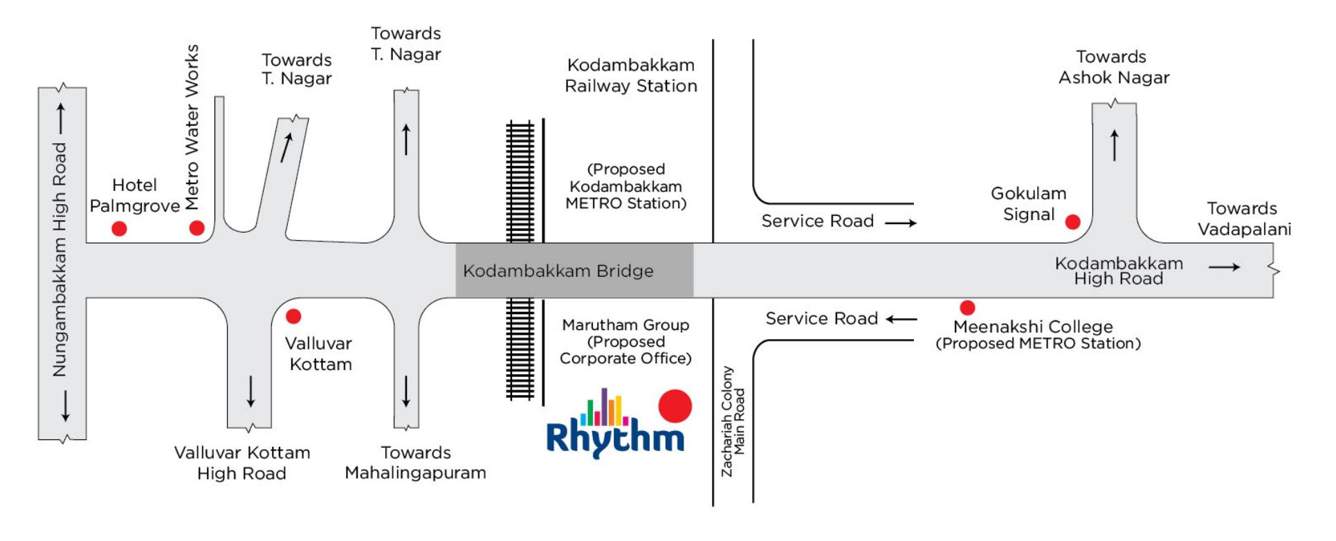  marutham rhythm Location Plan