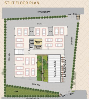  crest PGR Crest Stilt Floor Plan