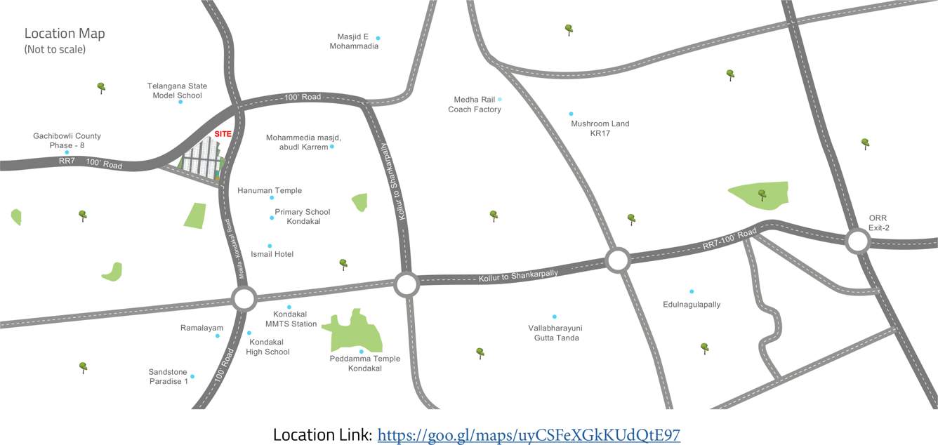  green life space Location Plan
